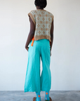 Dr. Bloom, Bomba Pants - Emerald Linen