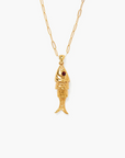 Chan Luu, Koi Pendant Necklace-Garnet