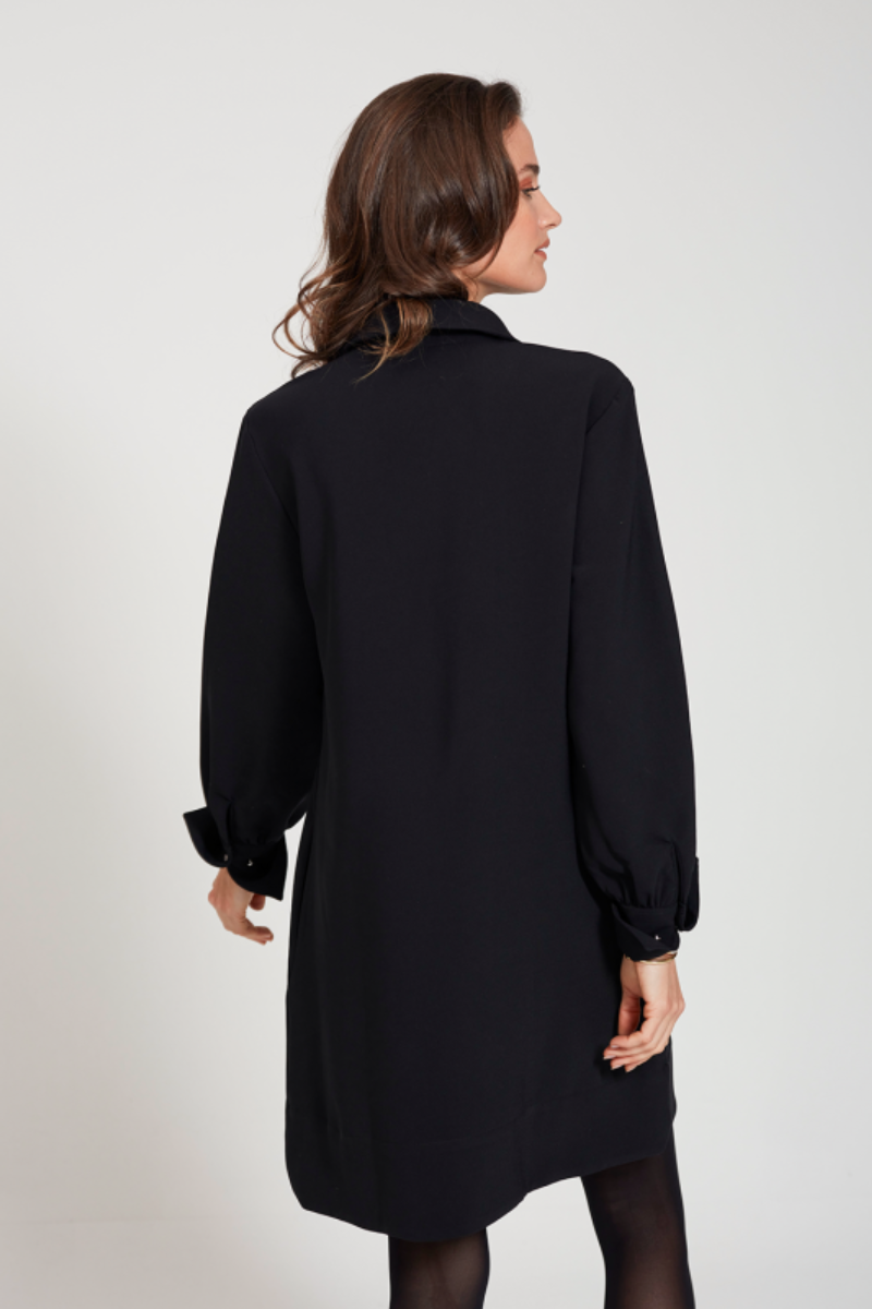 ワンピース andmary Nadia check long dress black ANDMARY】Nadia check long dress