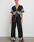 Rails, Emmie Pants-Black Ivory Palm Trees