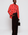 Mirto,  Wool & Cashmere Double-face jacket-Pink