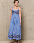 Stella Forest, Nuria Strapless Dress - Bleu