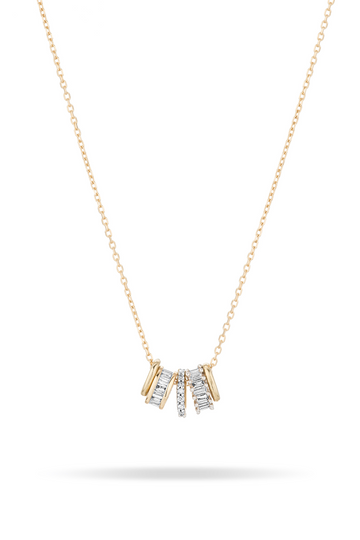Adina Reyter, Bead Party- Diamond Rager Necklace - 14K Yellow Gold