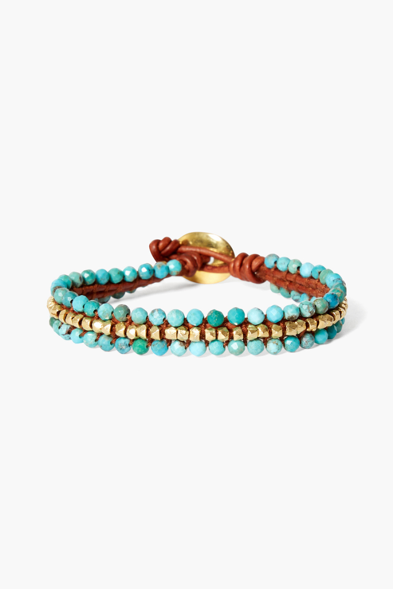 chan luu braceret turquoise mix チャンルー ターコイズ