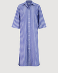 Hartford, Rune Woven Dress- Blue/White