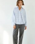 Charli, Marlowe Shirt- Blue Stripe