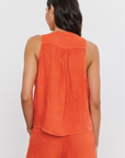 Velvet, Tacy Linen Sleeveless Top