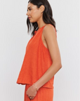 Velvet, Tacy Linen Sleeveless Top