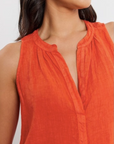 Velvet, Tacy Linen Sleeveless Top