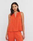 Velvet, Tacy Linen Sleeveless Top