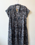 Raga Designs, Cotton Silk Woven Dress- Grey