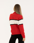 Lyla & Luxe, Benson Mockneck - Red