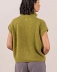 Charli, Leigh Sleevless Zip Sweater