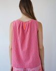 Dr. Bloom, Vichy Top - Red