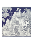 Inoui Editions, Piranesi Square 130 Scarf- Navy
