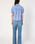 Gerard Darel, Amira Ruffled Stripe Blouse