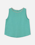 Dr. Bloom, Ana Top -Green Linen