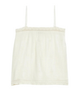 M.A.B.E, Dacy Embroidered Cami - Ecru