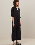 Hartford, Rosario Woven Dress- Black