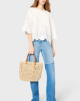 Gerard Darel, Raphia 18H Bag-Ficelle