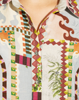 Ranna Gill, Sable Buttondown Shirt-Multicolour