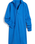 Frank & Eileen, Nicole Popover Henley Dress- Royal Blue