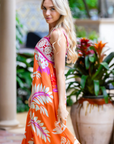 Walker & Wade, Giselle Dress - Orange Palm