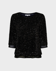 Gerard Darel, Alienor Sequin evening top - Noir