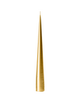 Ester & Erik, 25cm Cone Candle- Gold Metallic