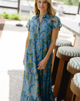 Briton Court, Frenchi Dress - Blue