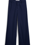 Frank & Eileen, Wexford Wide Leg Linen Pant -Navy