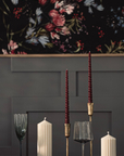 Holiday Twisted taper candle set - RED