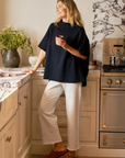 Frank & Eileen, Bella Sweatpant-Light Heather Gray Melange