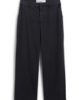 Frank & Eileen, Westport Italian Wide Leg Chino- Washed Black