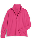 Frank & Eileen, Patrick Popover Henley- Heritage Jersey-Rose