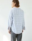 Charli, Marlowe Shirt- Blue Stripe