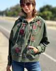 Camp Happy Green Hoodie