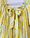 d heat d, Bow tie Voile Dress- Yellow