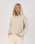 Lyla & Luxe, Penny Pullover with Heart on the Back - Beige/Camel
