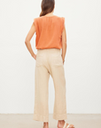 Velvet, Dru Heavy Linen Pant- Bisque