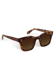 Krewe, Celeste Sunglasses- Maple & Crystal Polarized