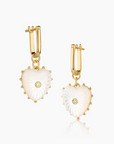 Thatch, Isabel Mother of Pearl Heart Earrings