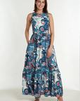 CK Bradley, Trocadero Maxi Dress- Jubilee Seafoam
