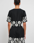Rails, Pari Top-Black Ivory Palm Trees