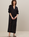 Hartford, Rosario Woven Dress- Black