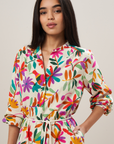Hartford, Residence Woven Dress- Pink & Green