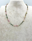 Tourmaline Necklace with Gold Accents