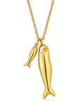 Clifton Double Fish Necklace