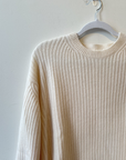Cashmere Ribbed Lounge Sweater