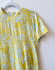 d heart d, Mari Flora Handwoven Dress- Yellow